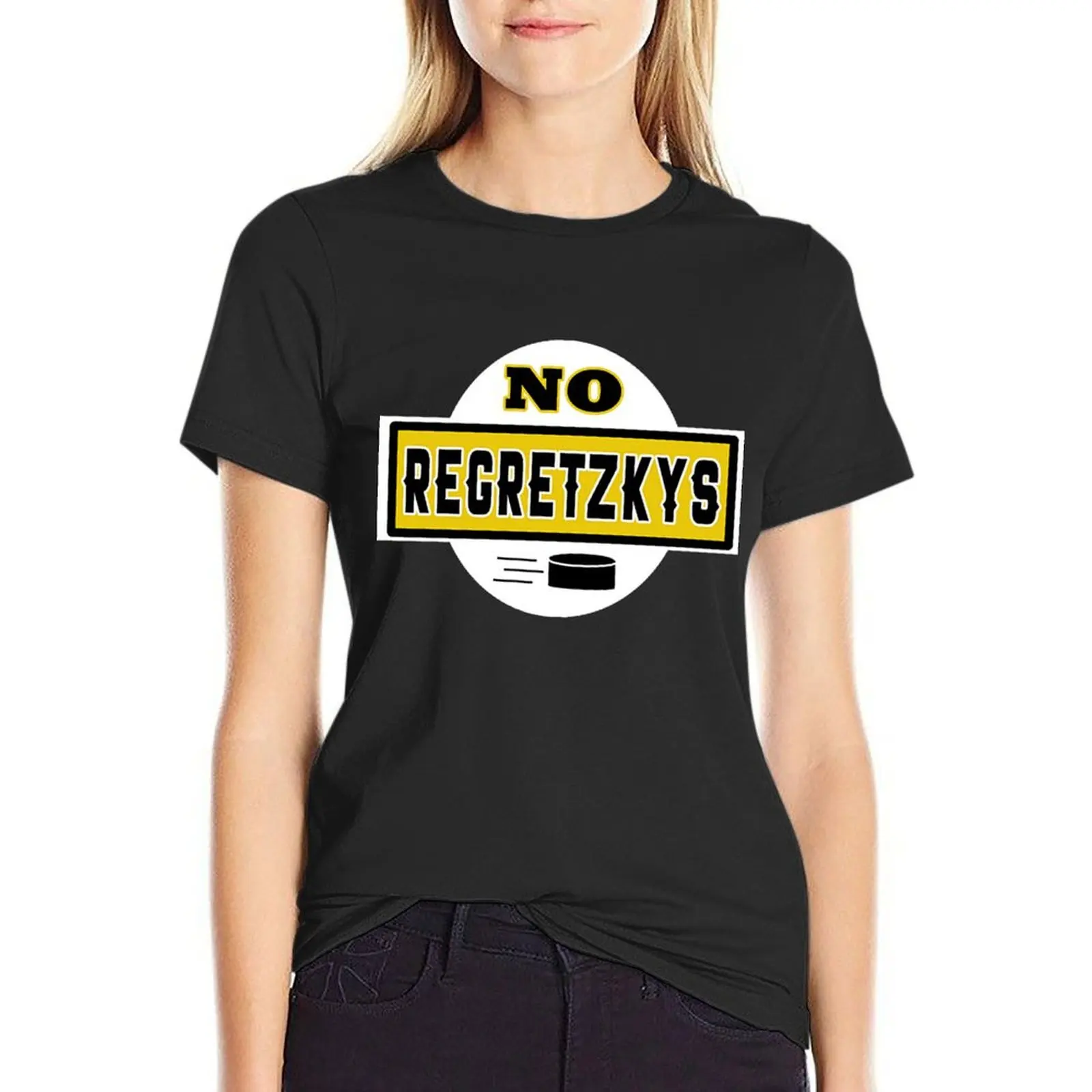 No Regretzkys - Letterkenny Fan Art T-Shirt Female clothing Blouse sports fans Women clothes