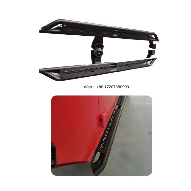 4x4 Steel Off-Road Side Steps/Rock Slide Vehicle Accessories Wholesale Running Boards for 4 Runner 2010-2022