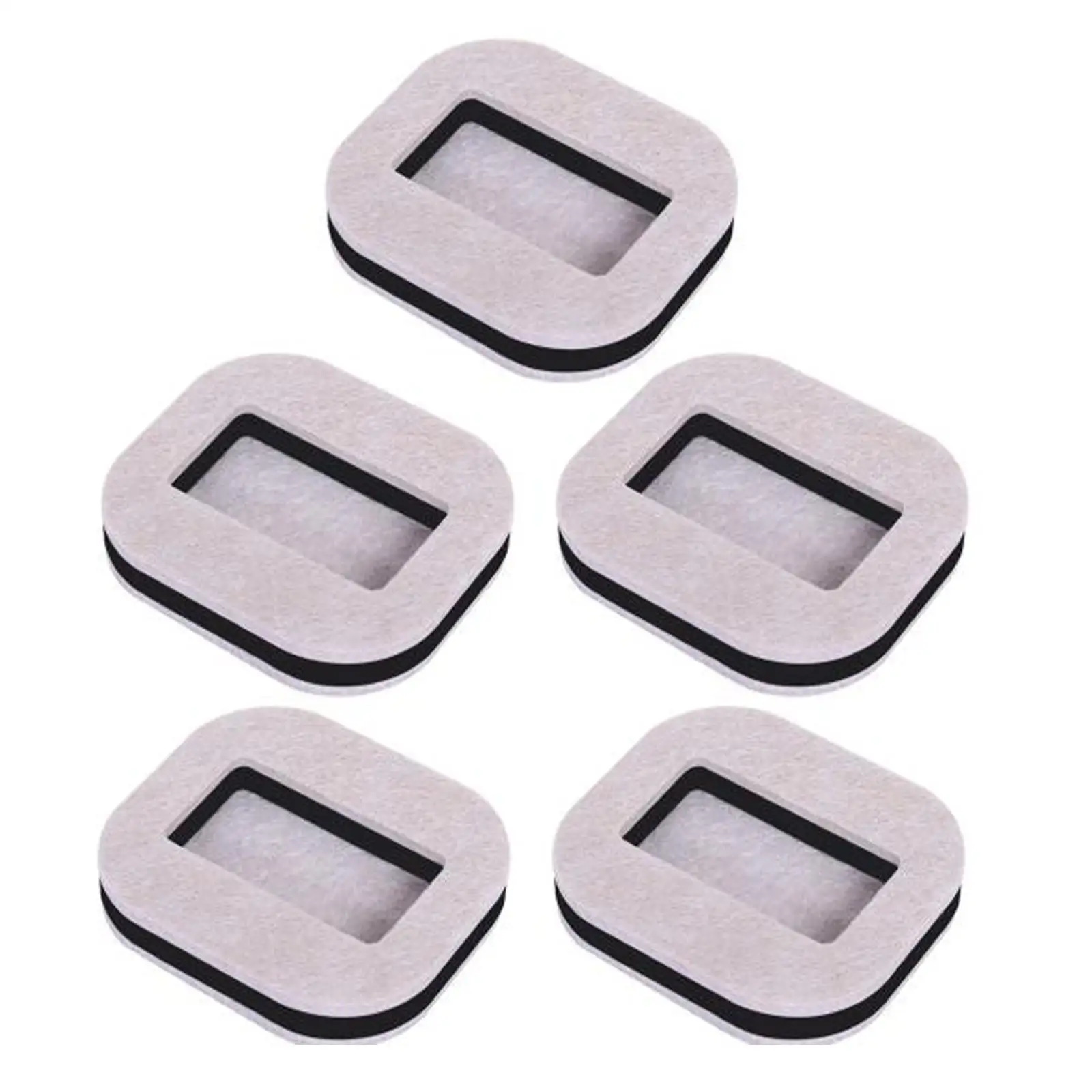 5pcs sedia da ufficio tappo per ruote fissaggio per sedia tappeto antiurto tappetino per mobili Caster graffi in legno tappo per pavimento ruota prec G4F1