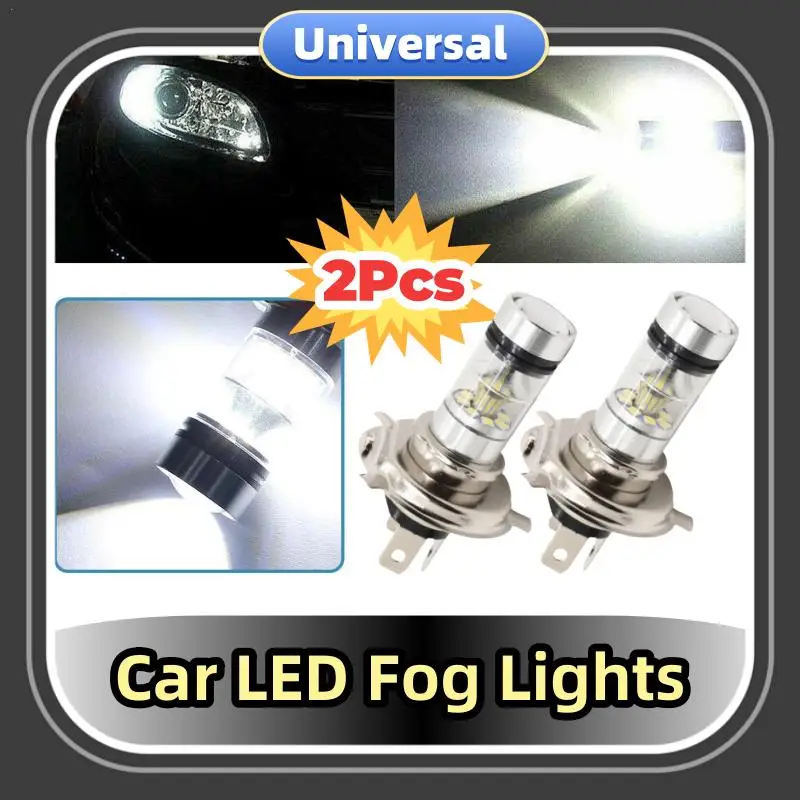 

2 Pcs 1800lm 6000K Car H4 9003 Cob Led Conversion Headlamp High Beam / Low Beam Bulb White Light