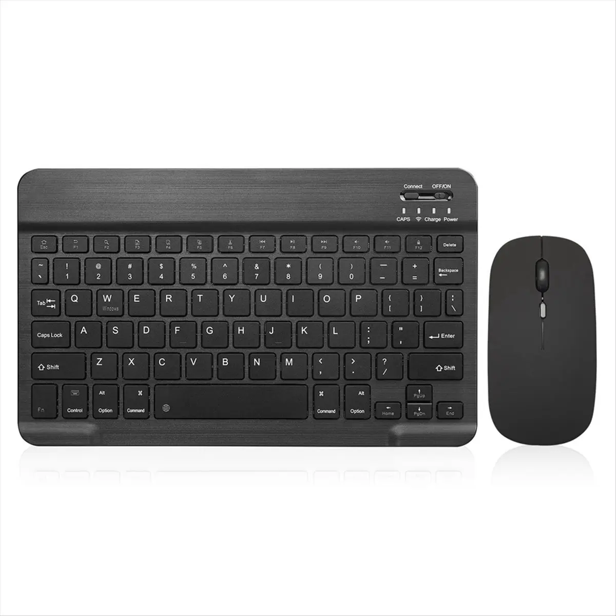 N86R 10 Inch Bluetooth Keyboard Rechargeable Ultra-Slim Wireless Mouse Keyboard Set for Android Tablet C