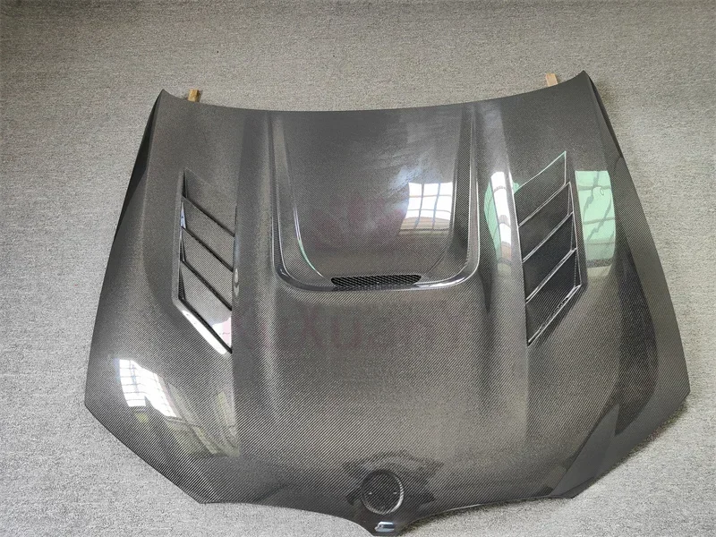 High quality carbon fiber AE style engine hood for new BMW F98 X4M F97 X3M body kit front lip side skirt rear diffuser