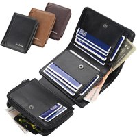 2024 New PU Leather Men Wallets High Quality Zipper Short Desigh Card Holder Male Purse Vintage Coin Holder Men Wallets