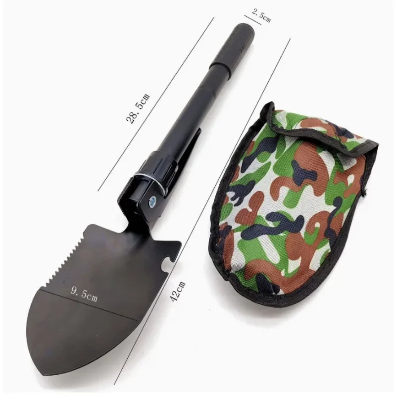 

1 Engineer Shovel Outdoor Multifunctional Folding Shovel Vehicle Camping Fishing Shovel