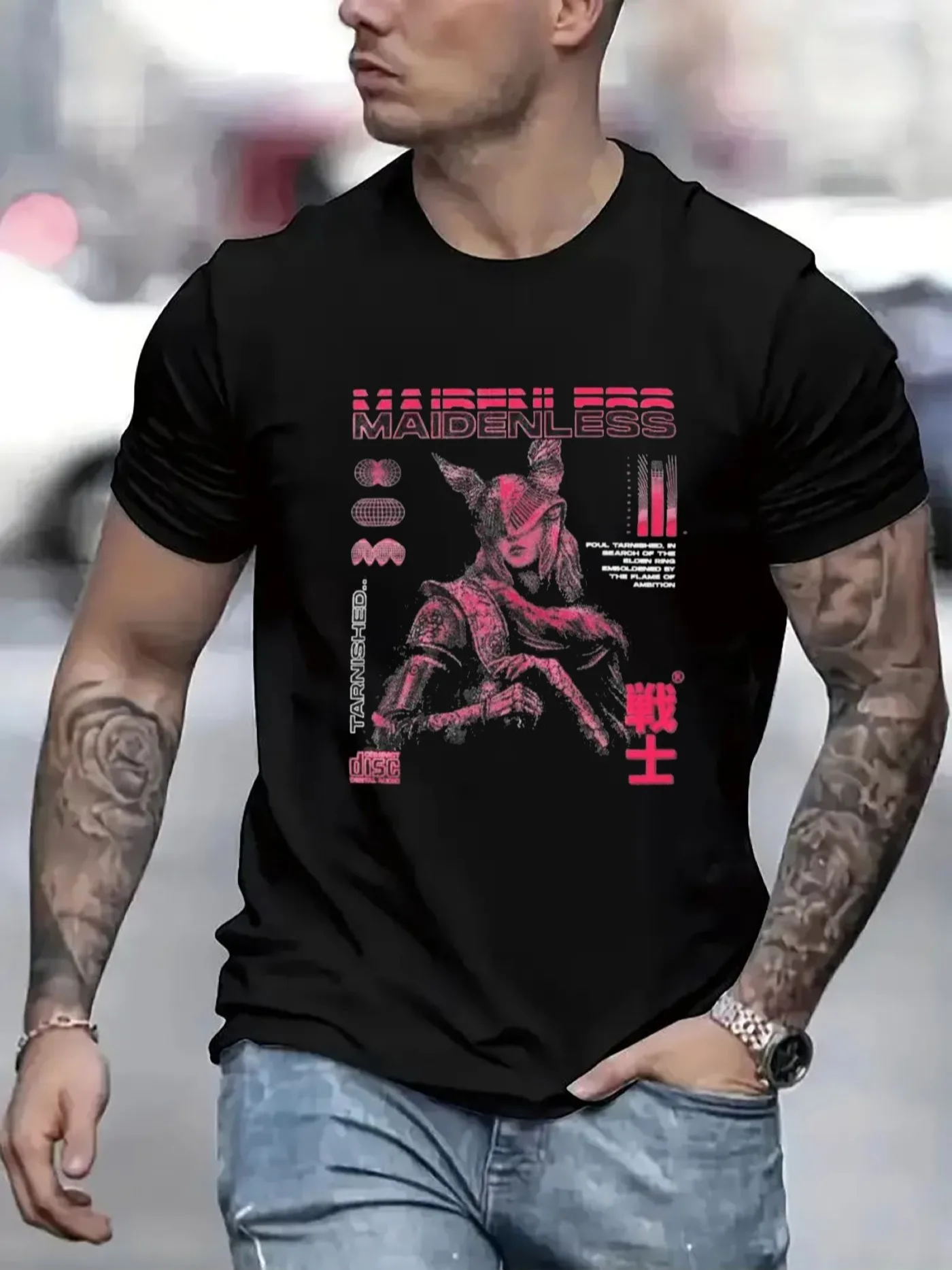 Men Casual Short Sleeve Tee 1 Pcs 100% Heavy Cotton - Comfortable Crew Neck, Soft Adorable Tees Tops