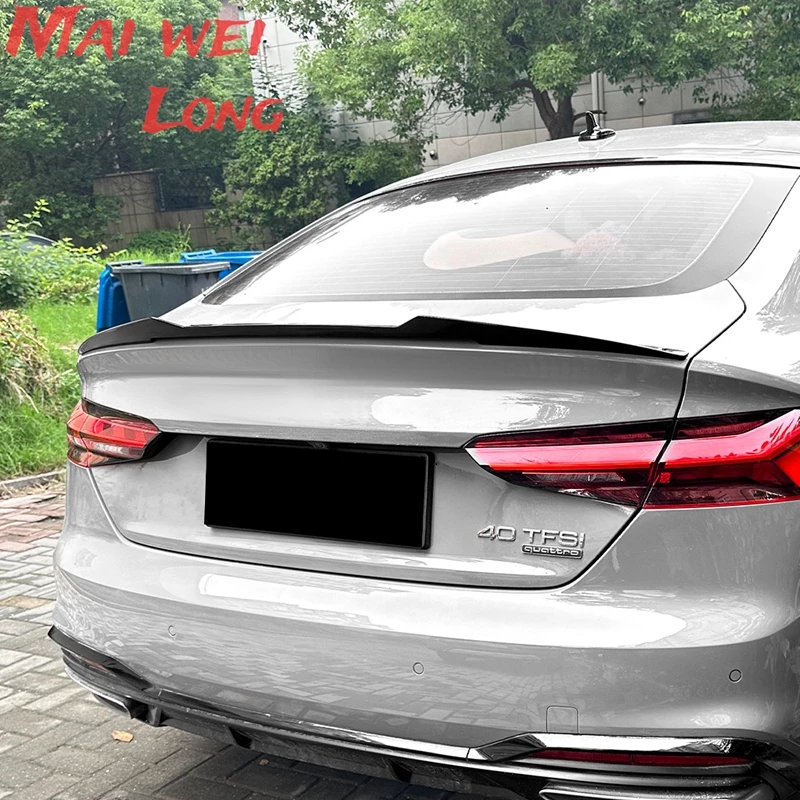 Rear Roof Spoiler Wing for Audi A5 4Door 2017 2018 2019 2020 2021 2022 Spoiler Body Kit Tuning Accessories Trunk Wing Diffuser