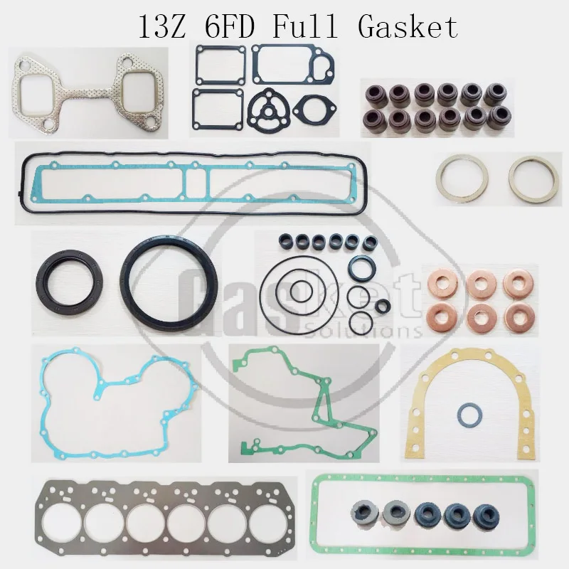 

13Z 14Z 13Z-6FD 14Z-7FD 15Z Engine Full gasket set kit for Toyota 6fd 7fd 6fd35-50 7FD35 40 forklift 04111-30260-71 041113026071