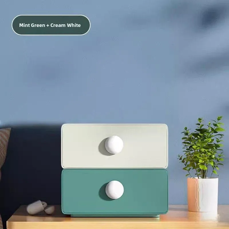 

Desktop Drawer Style Storage Box Office Stationery Miscellaneous Items Organizer Multi-Functional Compact Size