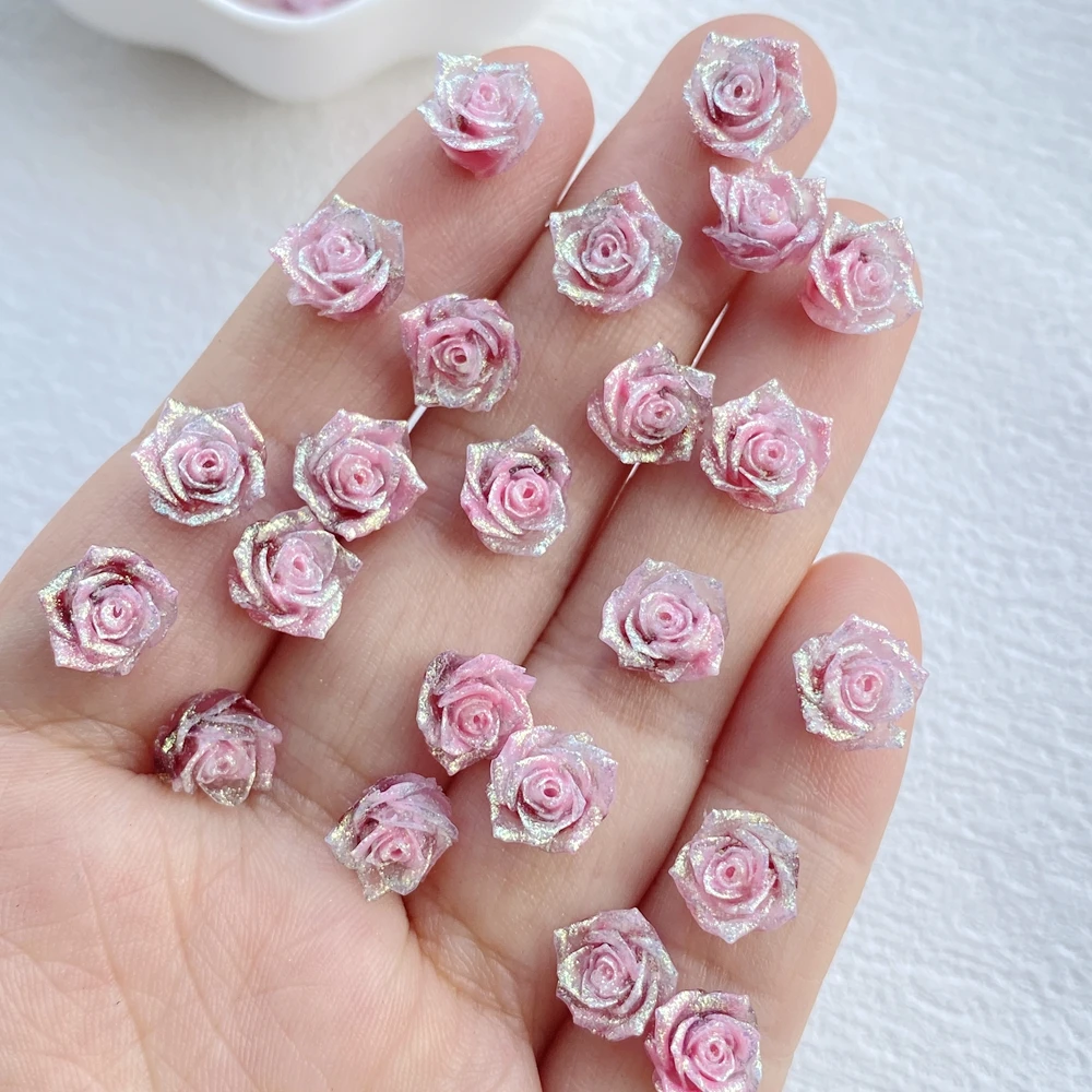 50Pcs Mixed Nail Art Resin Cartoon Floret Series Designer Charms Rhinestones DIY Craft For Nail 3D Decorations Jewelry image 6