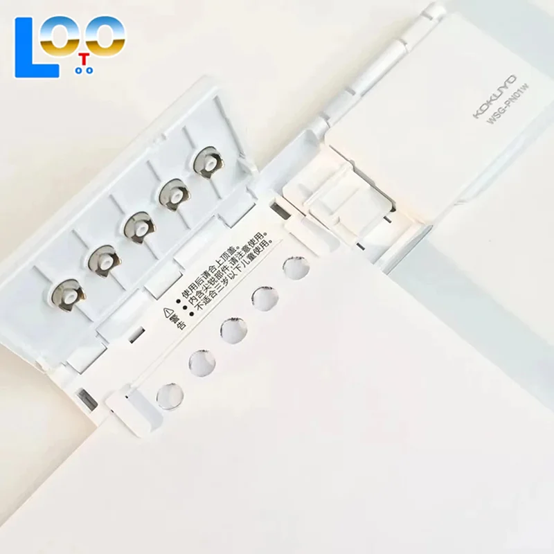 8 حفرة لكمة المحمولة حلقة الموثق دليل A5 B5 A4 فضفاضة ورقة دفتر ورق الناخس أداة مريحة خفيفة الوزن اللوازم المكتبية