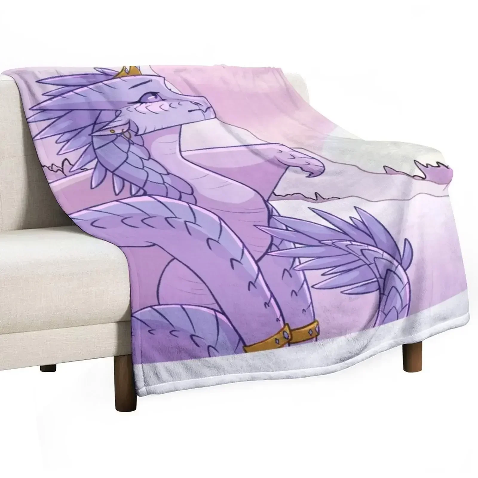 

Queen Snowfall Throw Blanket manga for babies Weighted Blankets