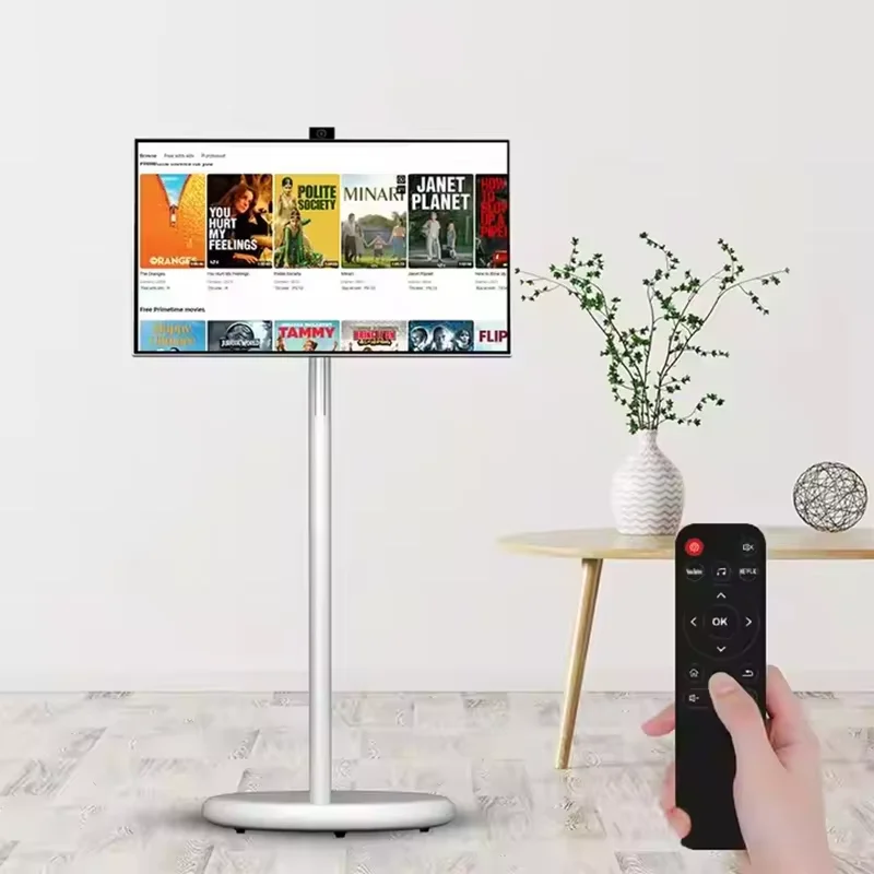 Global 27“ Android 13 Touch Screen Tv, 8 Core Cpu 8G+128G Tablet, Removable Stand, 8Mp Hidden Camera Live Streaming Machine