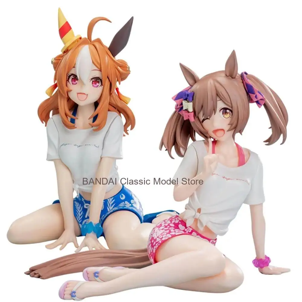 

Оригинальный продукт. В наличии. Sega Umamusume: Pretty Derby Gaze On Me! Фигурка Yumemirize Smart Falcon Copano Rickey из ПВХ, модель-игрушка