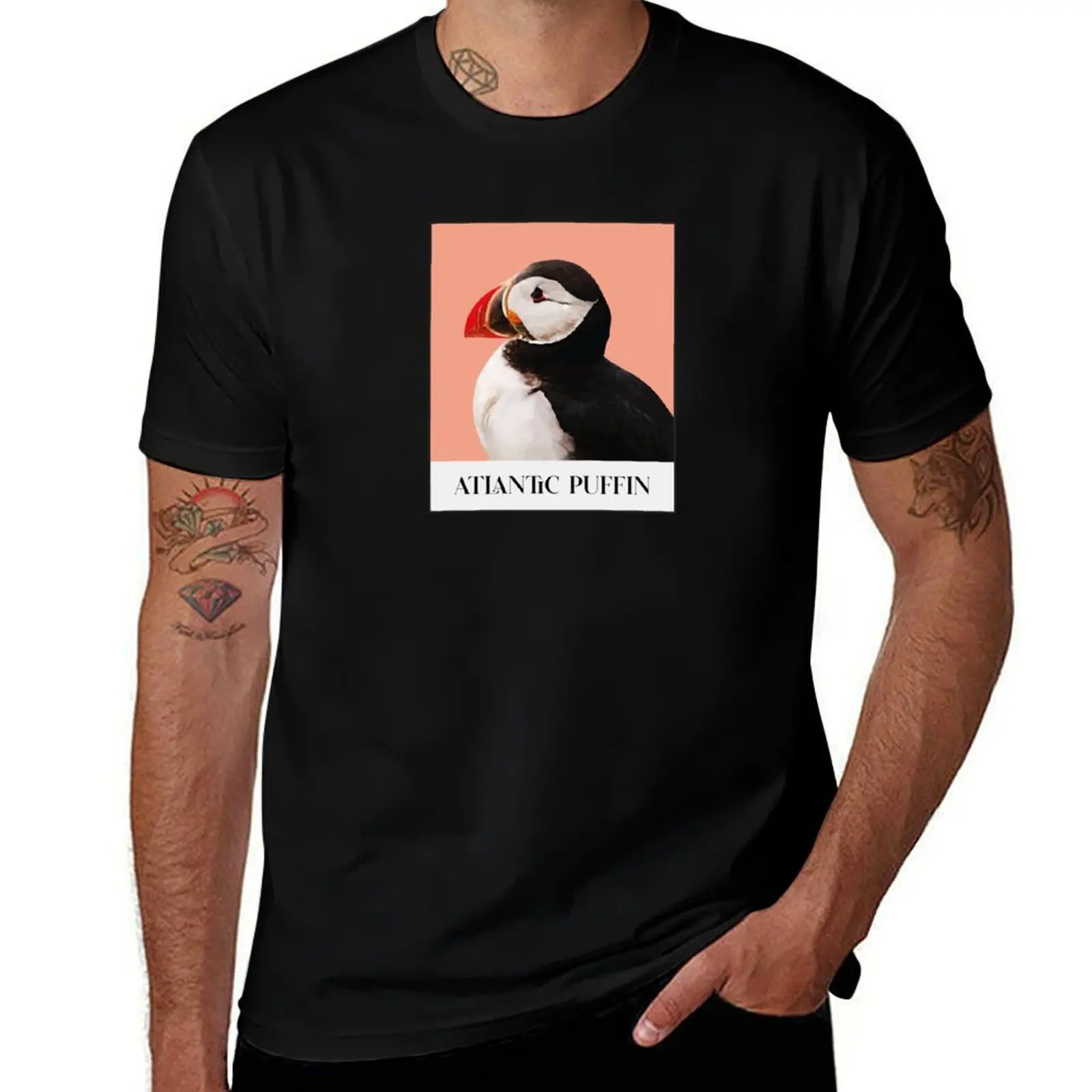 Atlantic puffin T-Shirt Casual Breathable Short Sleeve Top