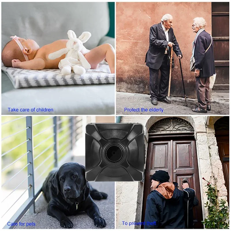 Mini Wireless Camera WiFi Home Connected Mobile Remote HD Motion Detection Long Battery Life Monitor Night Vision Home Safety
