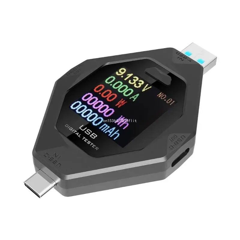 Easy To Use Type C USB Tester Portable USB Type C PD Detector With Real Time Monitoring And Safety Features DropShipping