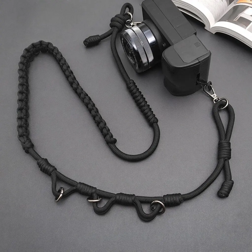 Handmade Camping Camera Lanyard Multi-Purpose Bag Replacement Crossbody Shoulder Strap Mobile Phone Adjustable Hanging Chain