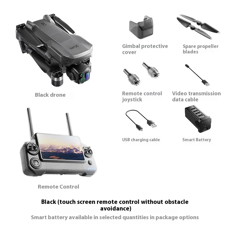P7 Max 3-Axis Brushless Gimbal 5g Digital Image Transmission Laser Obstacle Avoidance With Airdrop Screen Control Drone Boy Toy