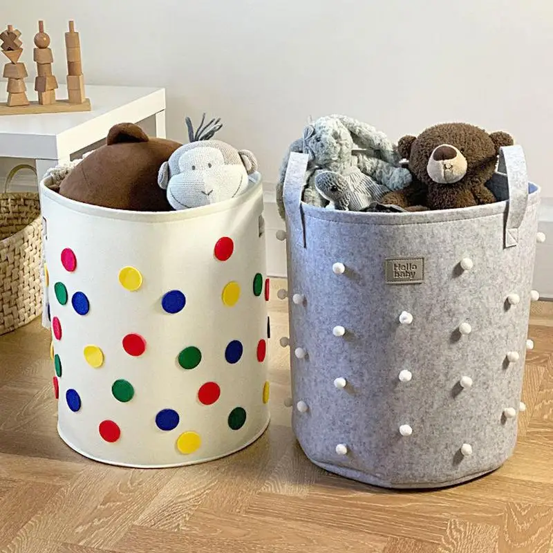 Dirty Clothes Basket Large Clothes Hamper Laundry Basket With Handles For Storage Clothes Toys In Bedroom Bathroom Living Room