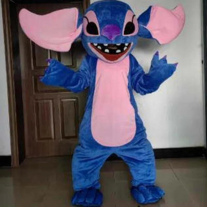 

Potdemiel Stitch Mascot Costume Blue Koala Monster Plush Walkable Cosplay Outfits for Halloween Christmas Fancy Party