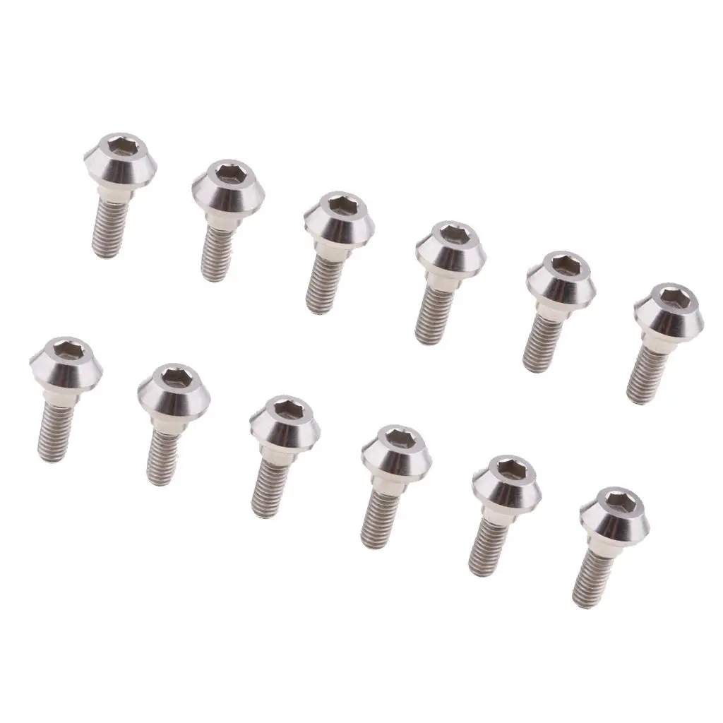 Premium Titanium Disc Brake Rotor Bolts Corrosion Proof Screws for Yamaha R1 1998-2003 Rear Wheel Replacement