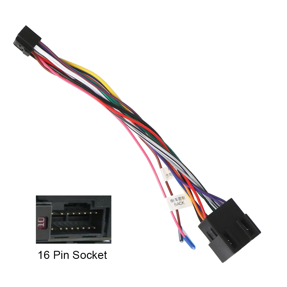 Adaptateur de câble de prise SFP pour autoradio ALPINE, connecteur standard ISO, 16 broches