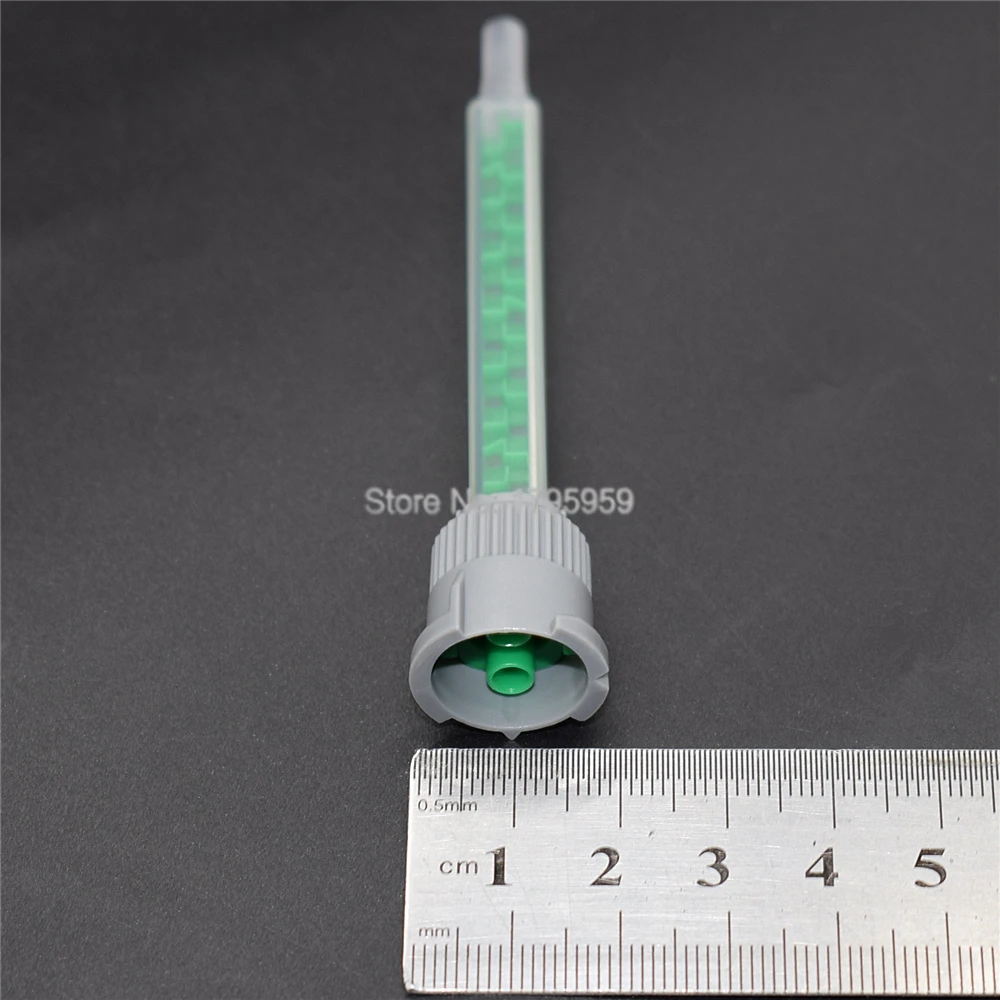 Tubo mixto de pegamento AB, adhesivos epoxi 1:1, mezclador cuadrado, boquillas de mezcla estática de cartucho doble para adhesivos 1:1 de 50ml, 5/30/50/100 Uds.