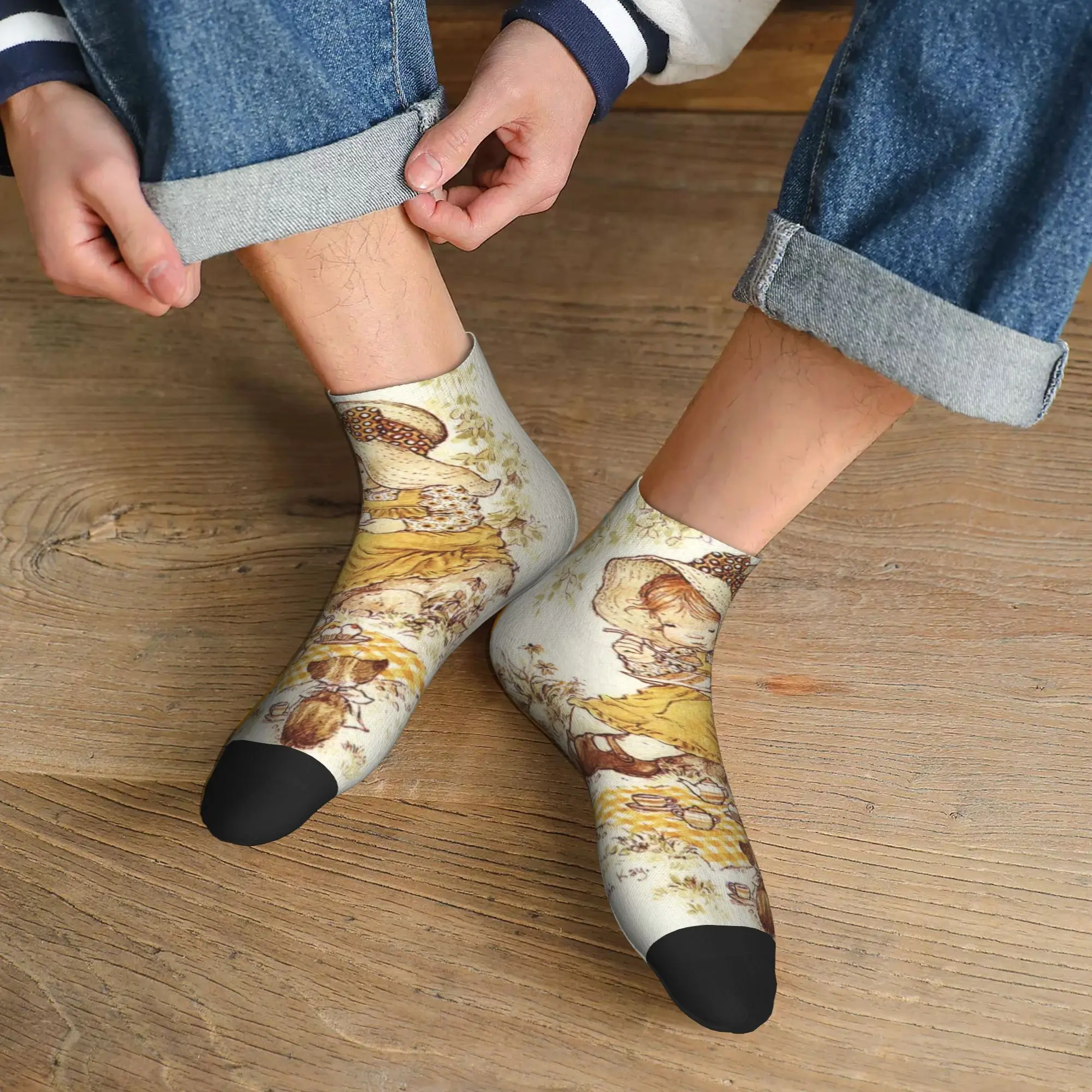 

Всесезонные носки Sarah Kay Swing Girl в стиле Харадзюку, впитывающие пот спортивные носки средней длины, мягкие чулки в стиле хип-хоп для мужчин и женщин