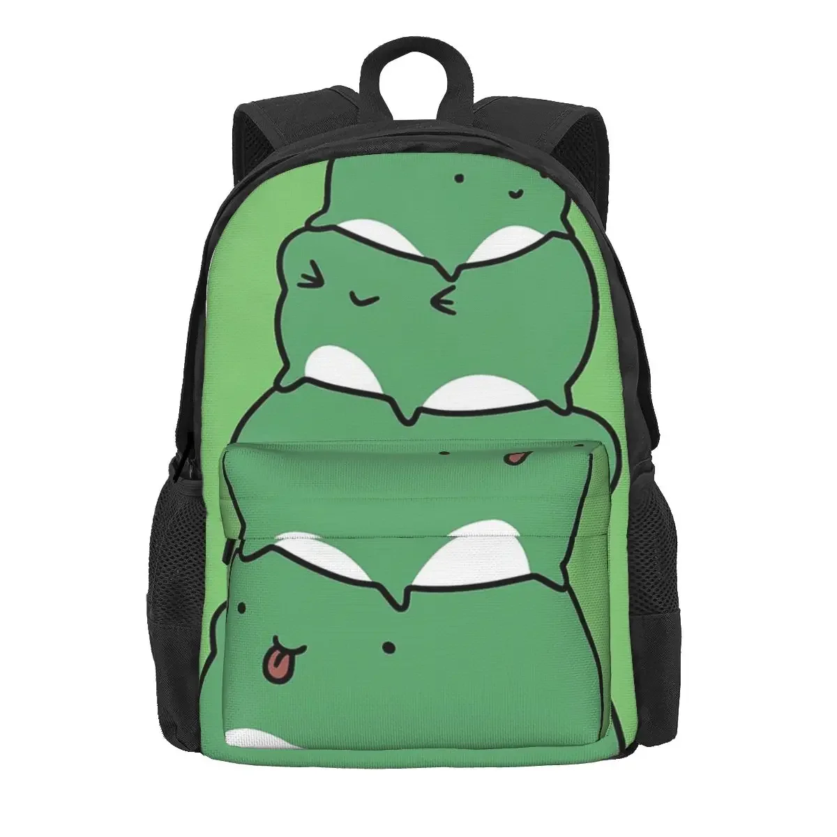 Frog Stack Backpacks Boys Girls Bookbag Children School Bags Cartoon Kids Rucksack Travel Rucksack Shoulder Bag Large Capacity