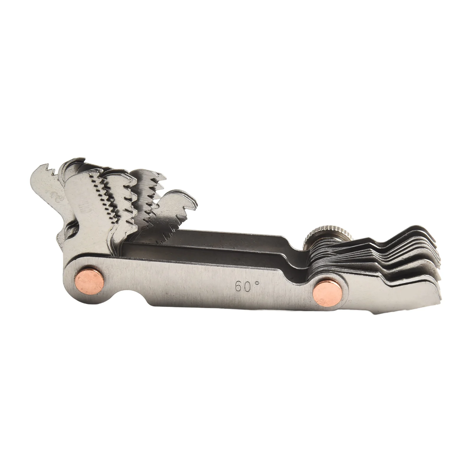 Compact Size Toolbox Metric Thread Gauge Screw Pitch Gauge Clearly Visible Markings High Quality Stainless Steel