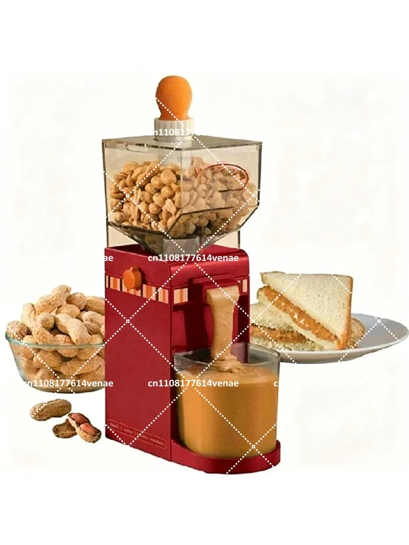Small Automatic Peanut Butter Machine for Home Use, Nut Grinder & Cooking Machine for Almonds Cashews