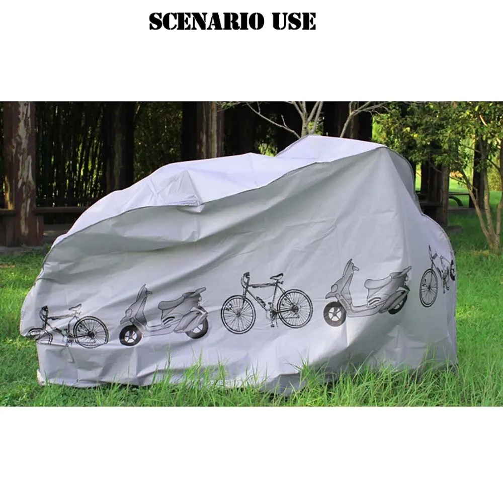 Multifunctional Waterproof Bike Cover Outdoor Sun Protection Electric Vehicle Bicycle Rain Shield view 3