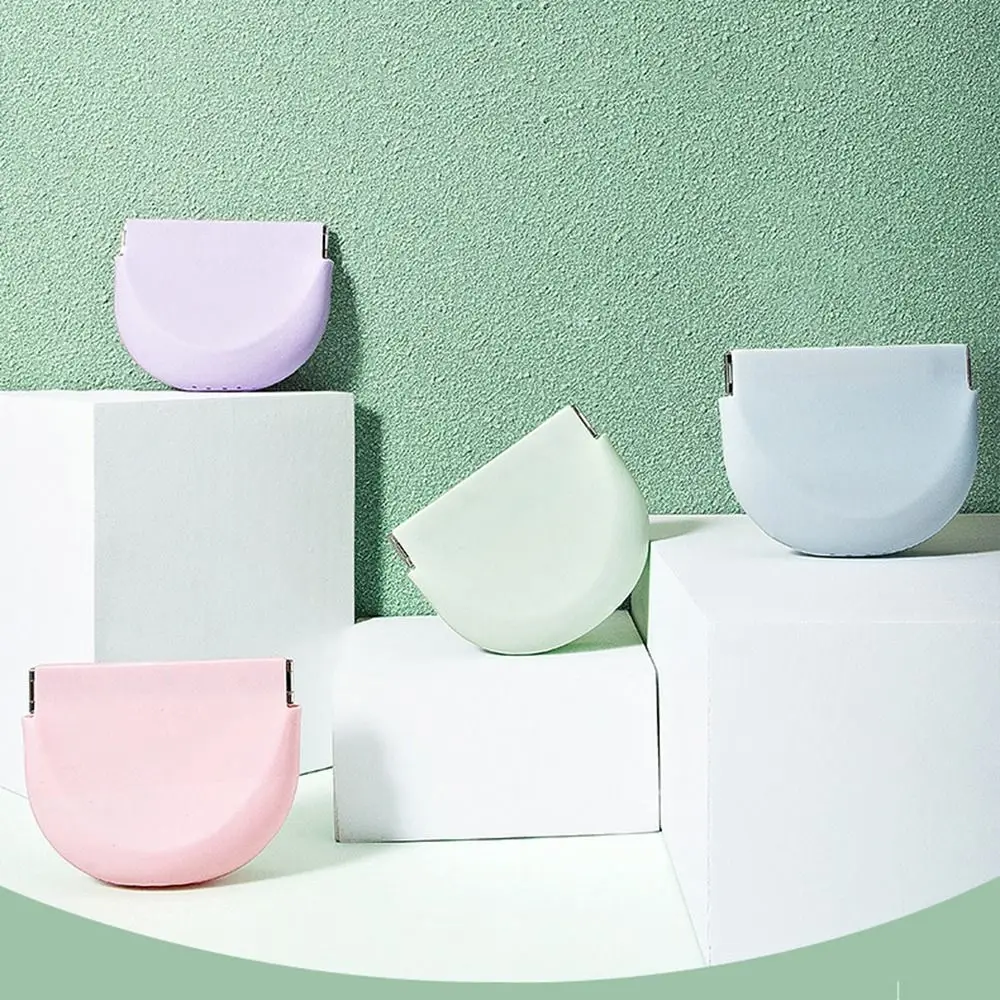 Container Self-Closing Dental Storage Case Denture Bag False Teeth Storage Box Silicon Denture Case Denture Bathing Box