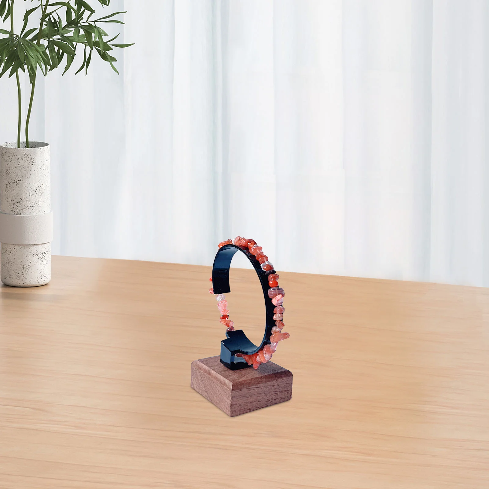 Watch Display Stand Jewelry Rack Wrist Holder Storage for Solid Wood Displaying