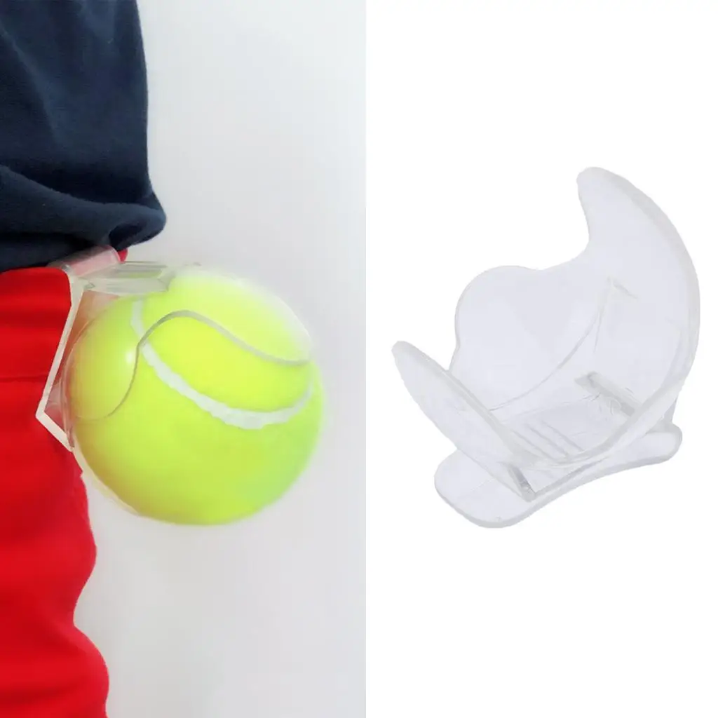ABS Plastic Tennis Ball Holder Waist Clip Portable Sports Equipment Tennis Accessory for Active Players