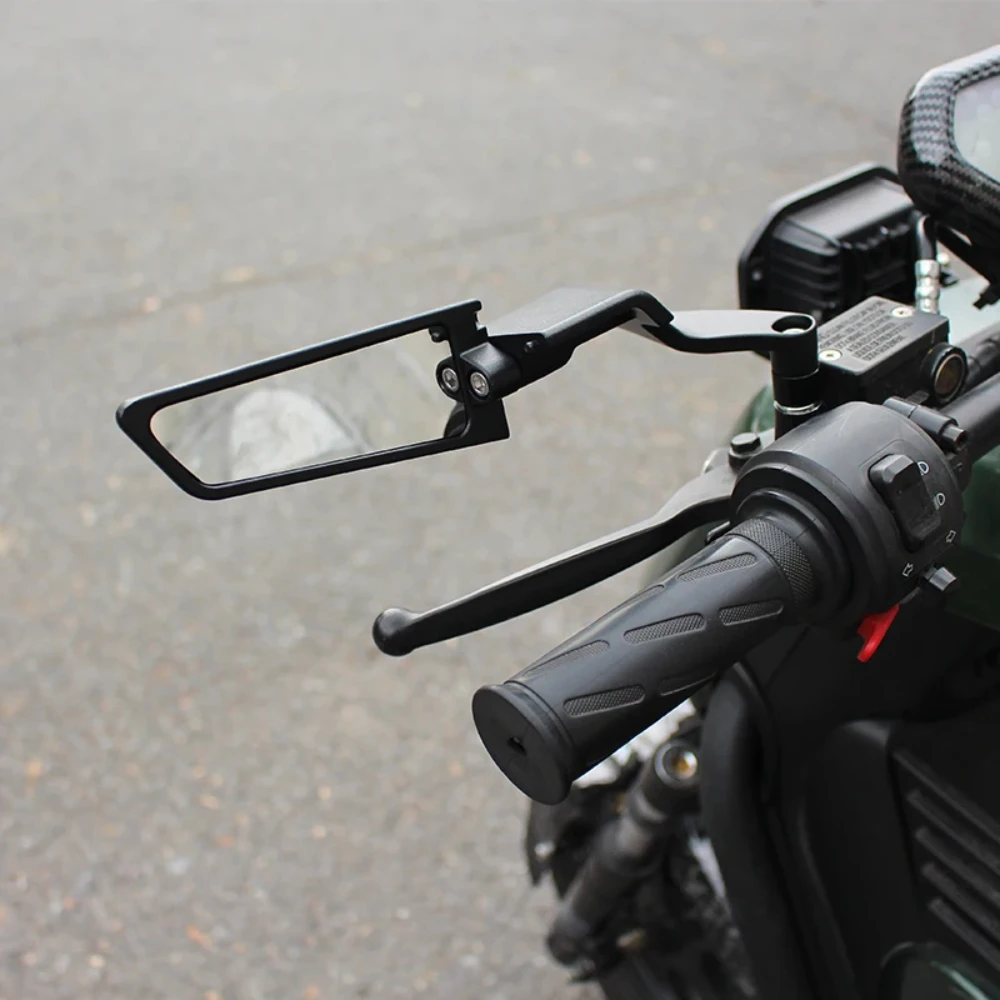 2pcs Adjustable Foldable Hd Viewing Angle Motorcycle Side Mirror Reflector For Jialing Coco Cross125X Cross 125X ross-125X