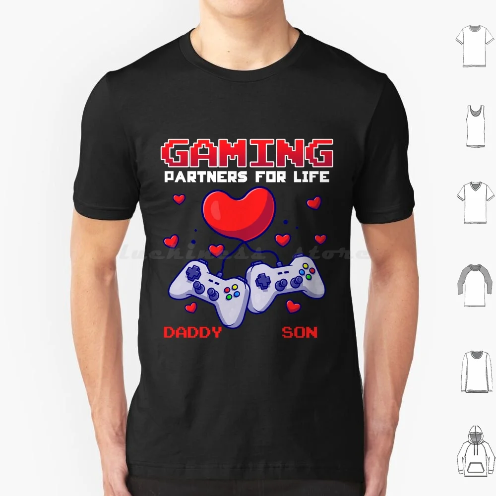 Daddy And Son Gaming Partners For Life Shirt , Dad And Baby Matching Shirt , Dad And Son Matching , Father Son Matching Shirt T