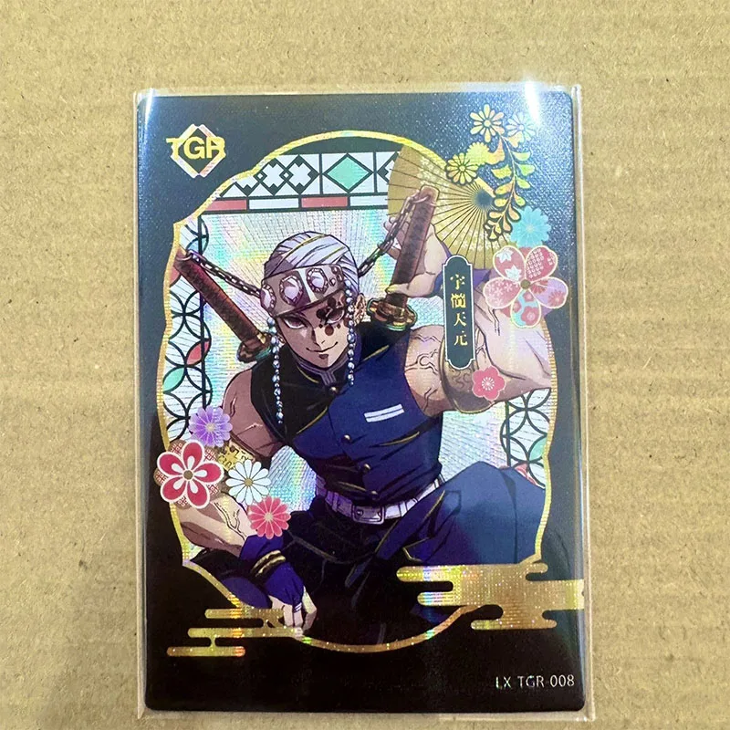 Anime Demon Slayer GR Cards Tomioka Giyuu Kanroji Mitsuri Uzui Tengen Collection Cards Christmas Birthday Gifts Children's Toys