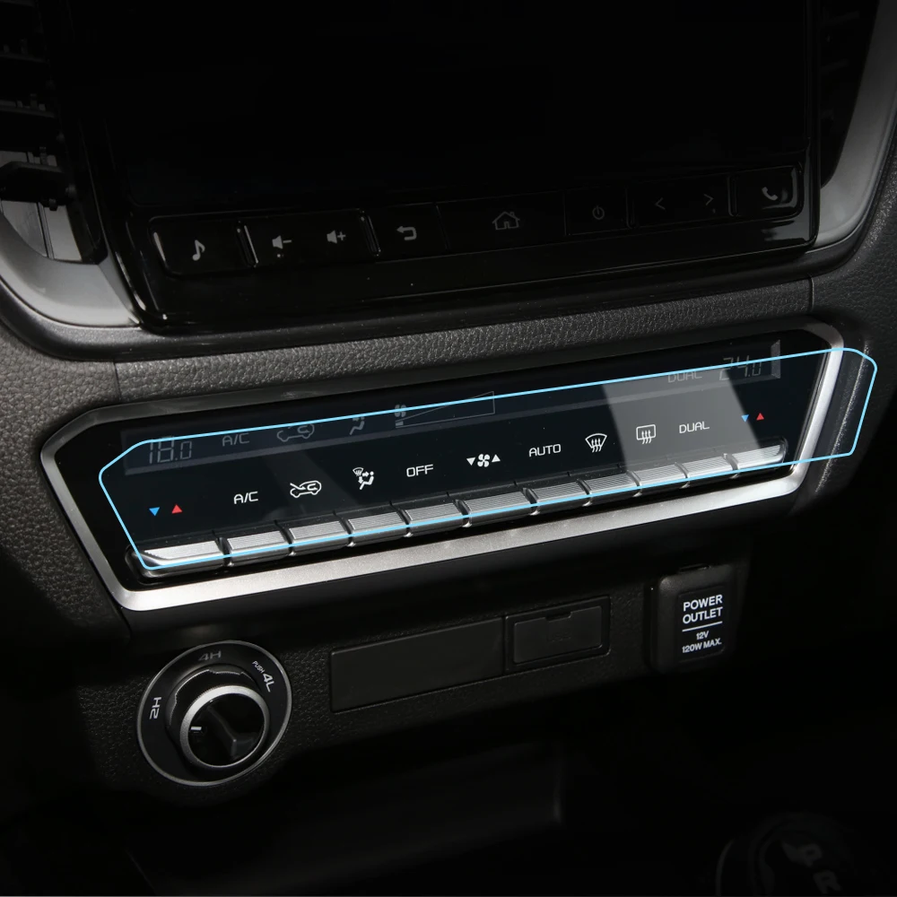 Folia na panel klimatyzacji samochodowej do Isuzu D-Max Dmax 2021 Nano Folia ochronna z membraną Akcesoria