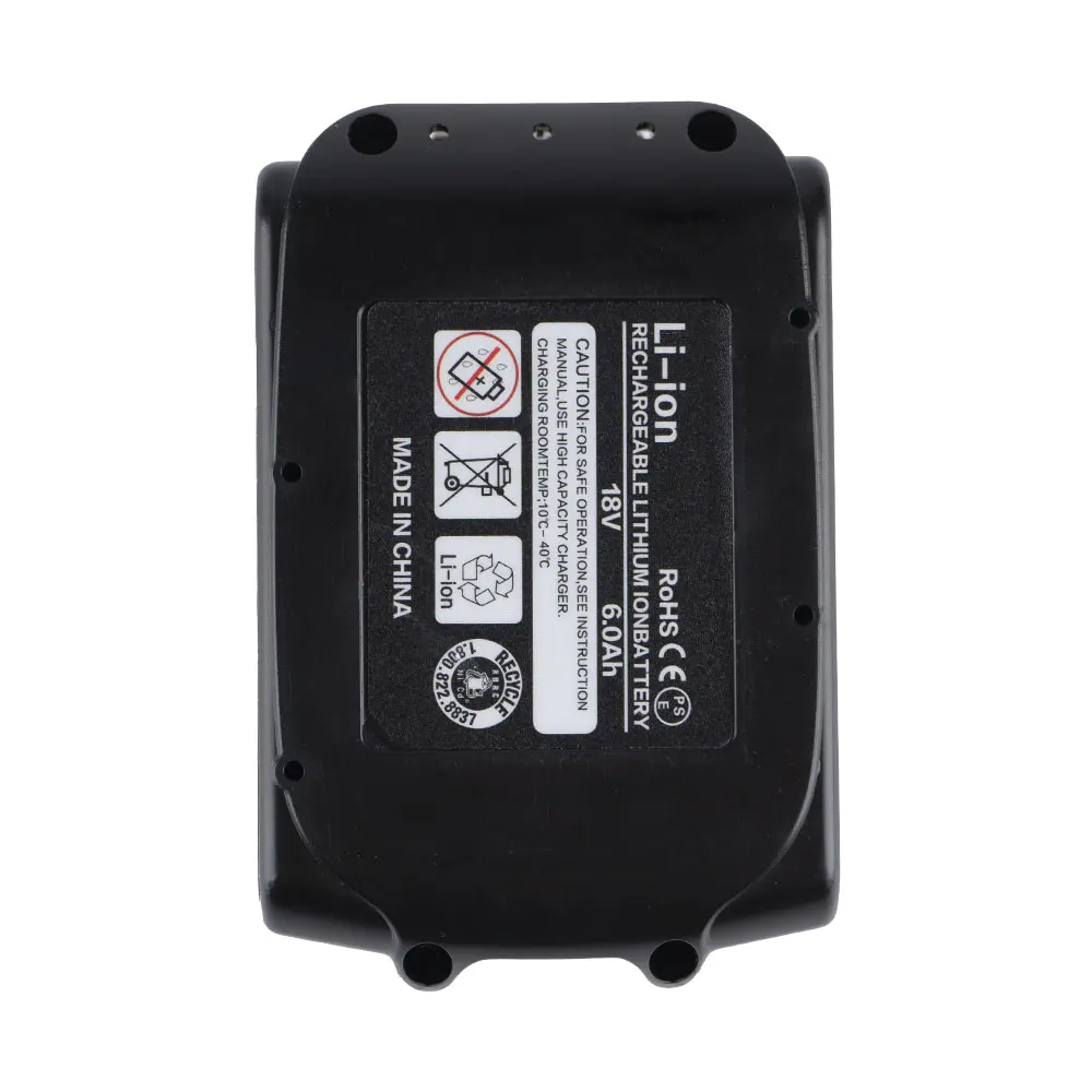 ONEVAN 18V 6000mAh Lithium ion Battery BL1860 Rechargeable Battery With LED Indicator For Makita 18V Battery BL1840 BL1850 Tools