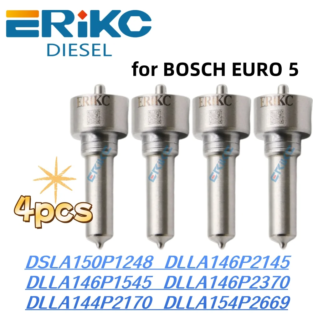 4PCS DSLA150P1248 DLLA146P2145 DLLA146P1545 DLLA146P2370 DLLA144P2170 DLLA154P2669 For BOSCH Diesel Injector Nozzle