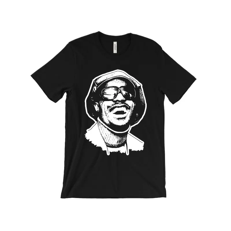 Stevie Wonder T Shirt - Superstition - Songs In The Key Of Life - My Cherie Amour - legend