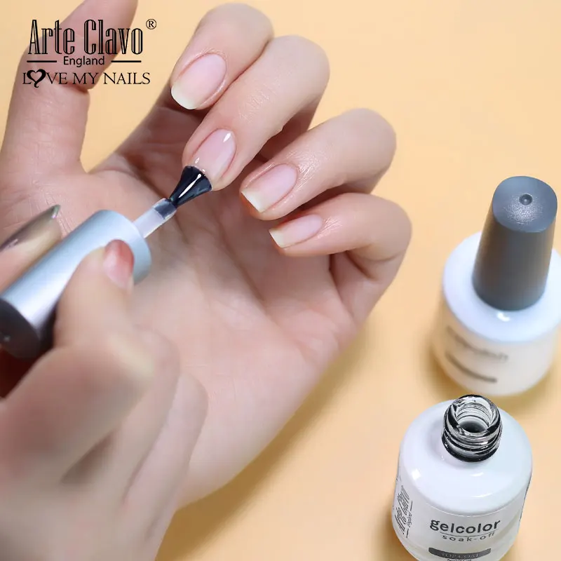 Arte Clavo-Verhéritage à Ongles Super Top Coat, Gel de Base, Verhéritage à Ongles, Verhéritage Fonctionnel Soak Off, Verhéritage Semi-Continu, Verhéritage à Ongles Art, 15ml, 256