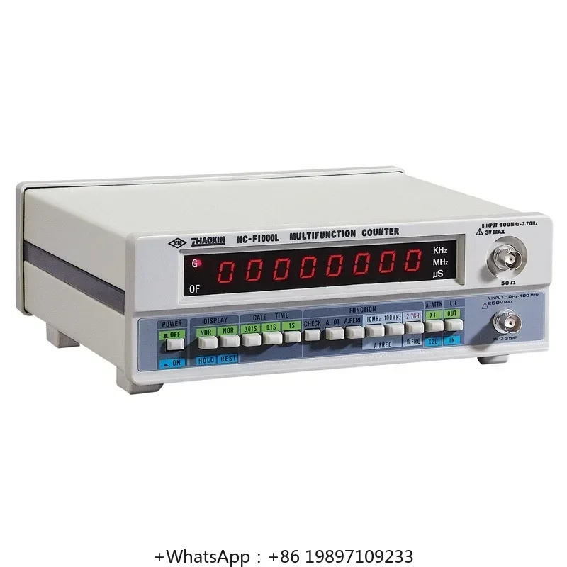 Factory price HC-F1000L frequency meter 1.0G frequency signal counter test 8-bit LED display