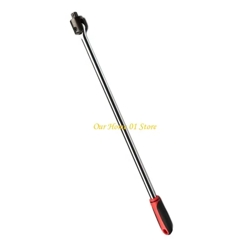 

M4YC Ergonomic Flexible Head Socket Wrench with Drive Joint Handle Breaker Bar Tool for Professional Garages Car Repairs