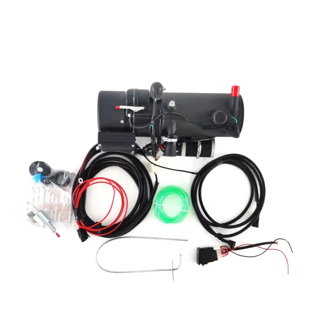 12V 24V 10KW Engine Diesel Coolant Heater Vehicle Kit RV Van Car Boat 12V LCD Controller Truck Hydronic Diesel Heater