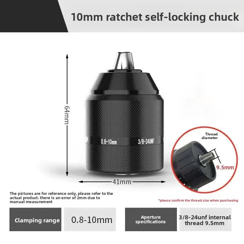 Picture 7: 2-13mm Keyless Threaded Metal Drill Chuck Chucks for Drill Bits Screwdriver Tap&Sockets Hex Shank/SDS/Square Quick Grip Adapter