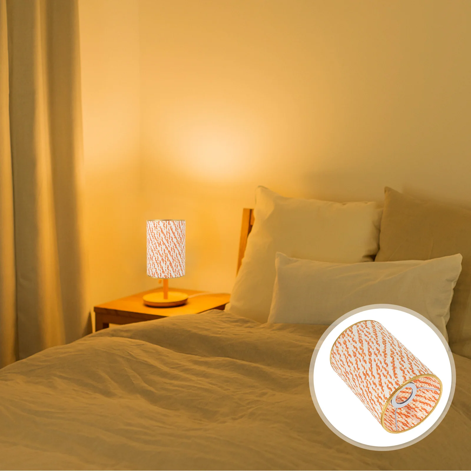 

Replacement Lamp Shade Drum Lampshades for Floor Hand-woven Table to Weave Fabric