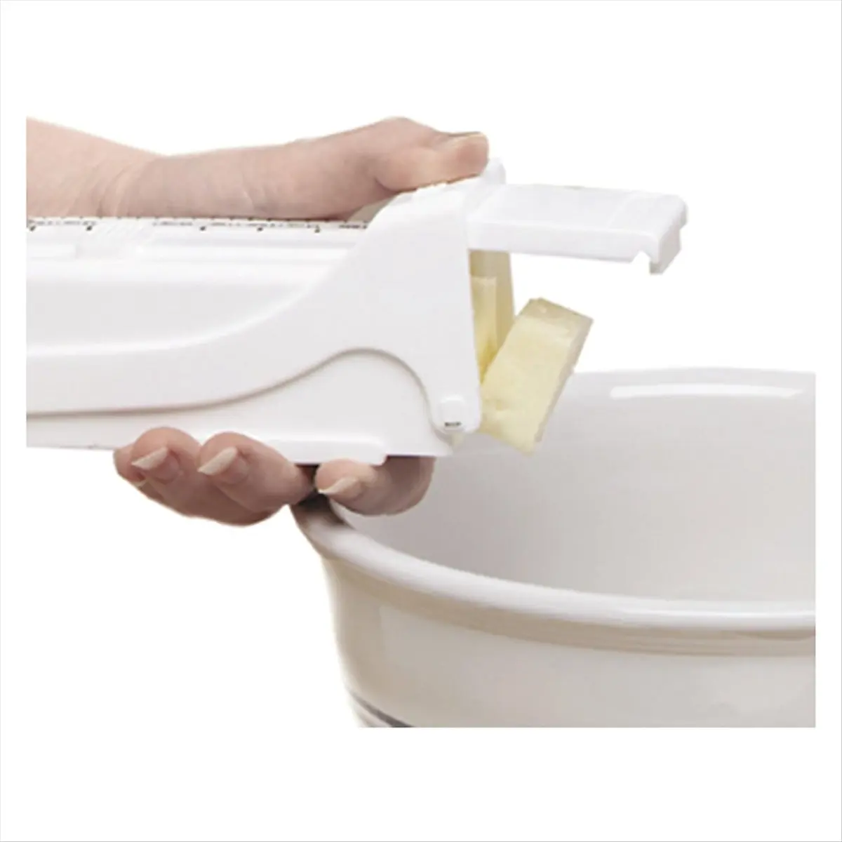 

HITL Butter Cutter Slicer Measuring Dispenser and Keeper Cheese Toast Separator