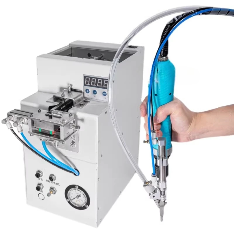 Automatic air blowing screw machine, handheld automatic feeder screw arranging machine, automatic counting and beating scre